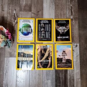 National Geographic Magazine Bundle 6pc